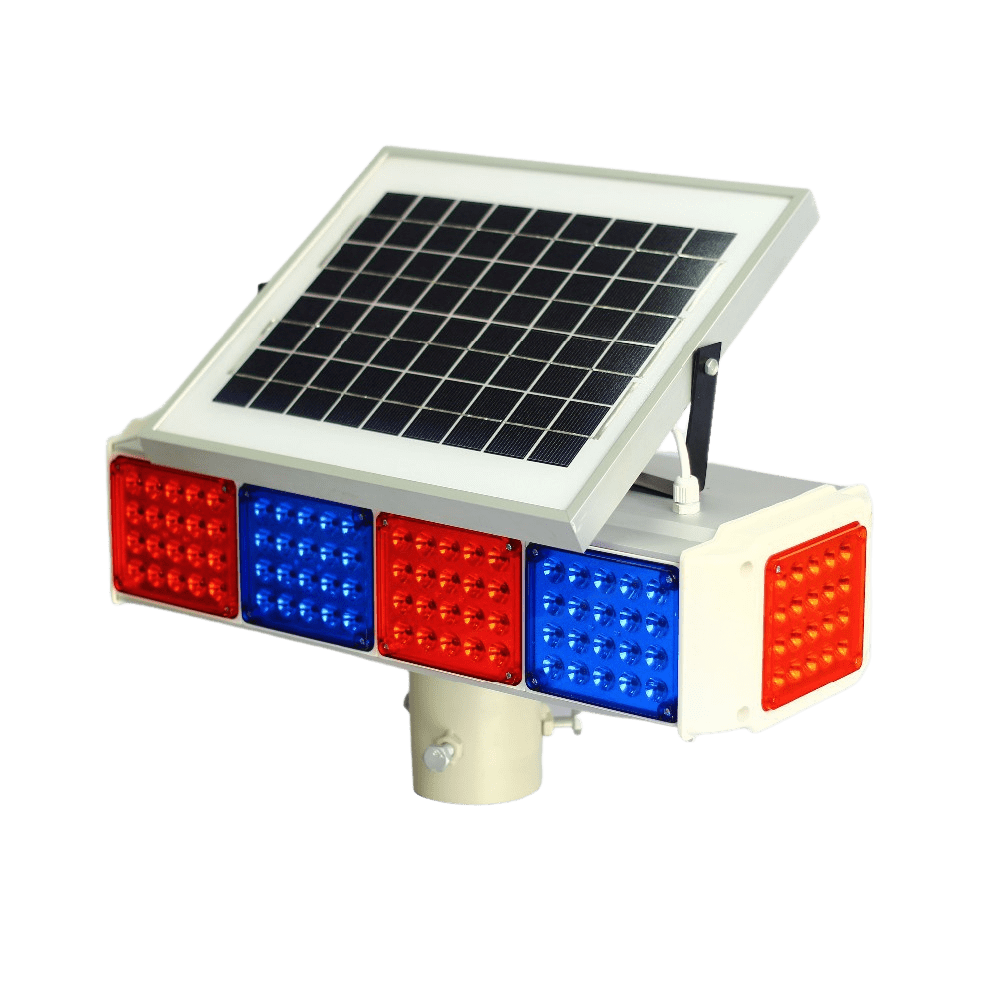 solar warning traffic lights